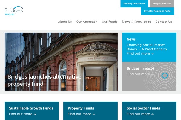bridgesventures.co site used Bridgestheme