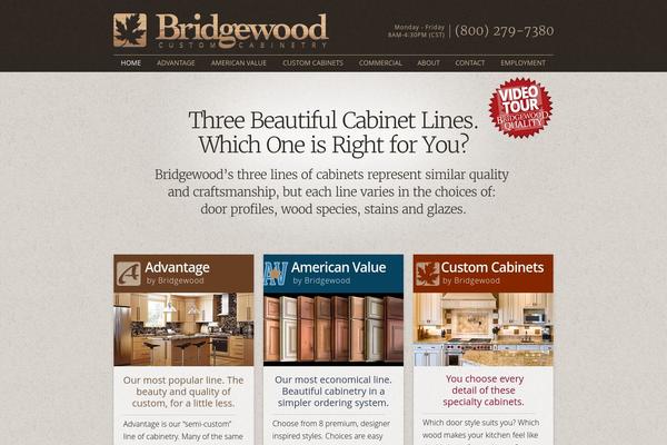 bridgewoodcabinets.com site used Bridgewoodcustom