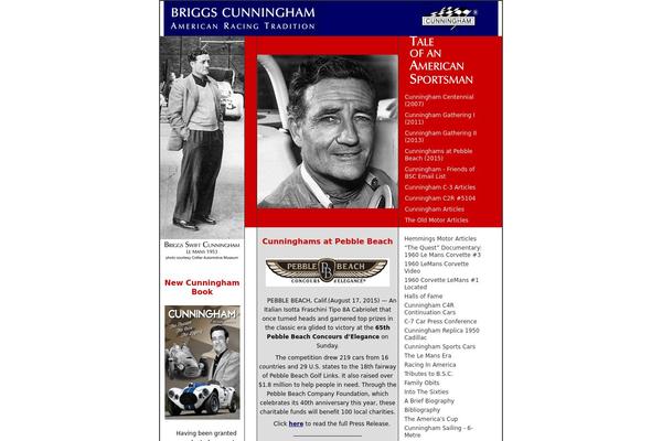 briggscunningham.com site used Briggs