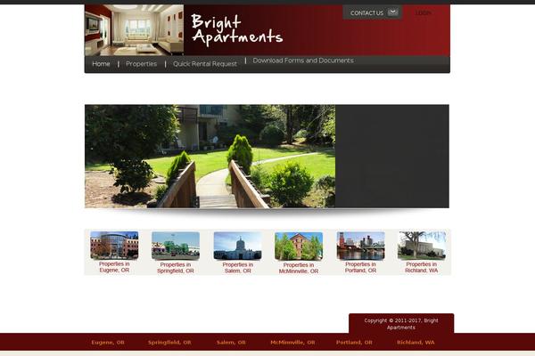 brightapartments.com site used Bright-apartments