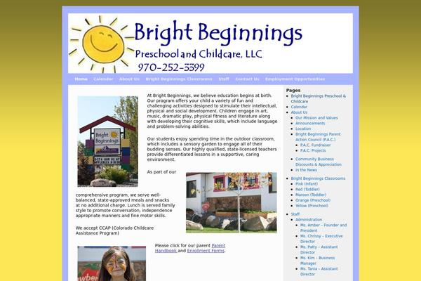 Weaver theme site design template sample