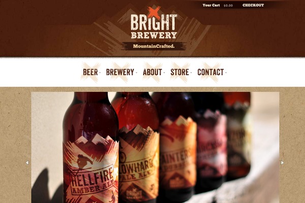 Bright theme site design template sample