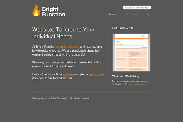Bf theme site design template sample