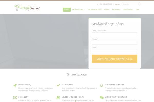 WordPress website example screenshot