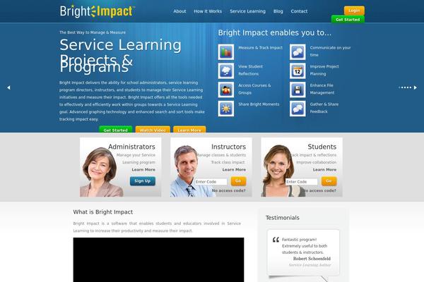 brightimpact.com site used Brightimpact