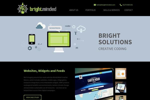 brightminded.com site used Brightminded2015