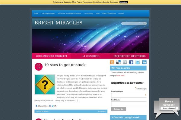 brightmiracles.com site used Jovan