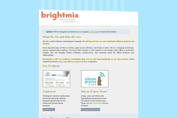 brightmix.com site used Brightmix