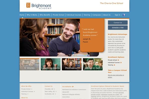 brightmontacademy.com site used Starkers