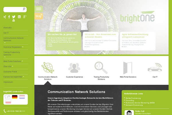 brightOne theme websites examples