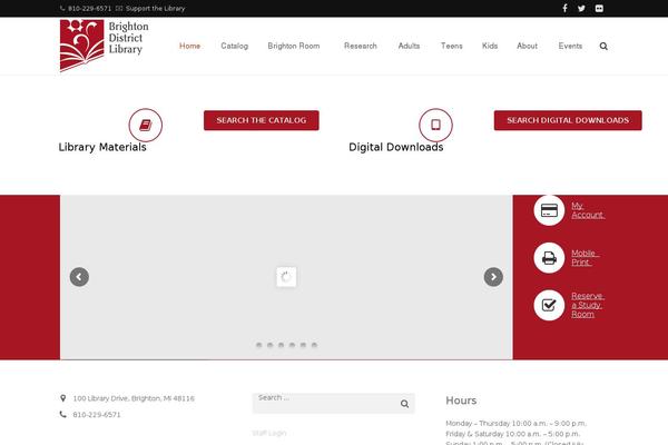 Impreza theme site design template sample