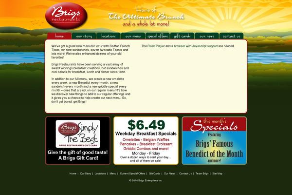 brigs.com site used Brigs