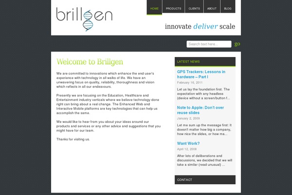 brillgen.com site used Brillgen-responsive