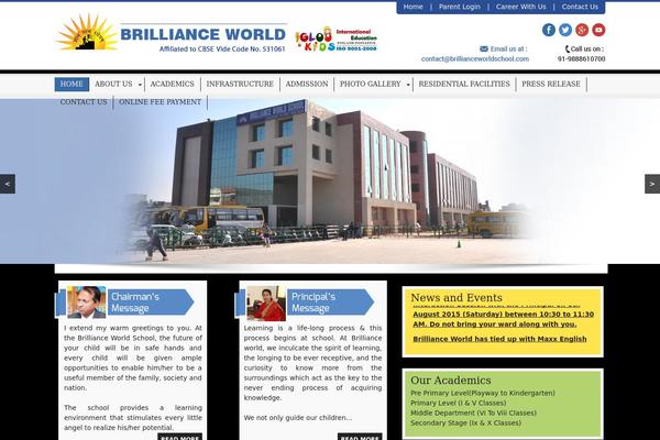 brillianceworldschool.com site used Bws