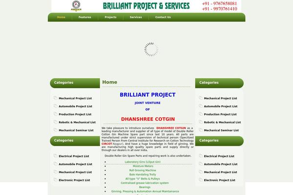 brilliantprojectnagpur.com site used Intelligent