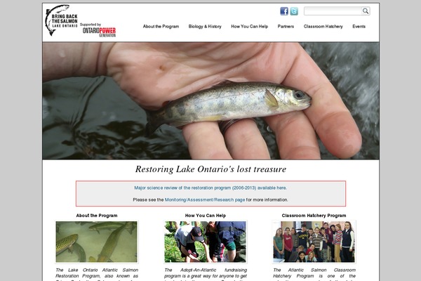 bringbackthesalmon.ca site used Salmon