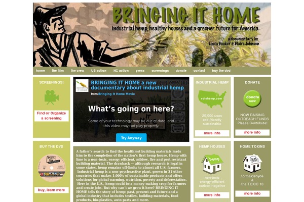 bringingithomemovie.com site used Bringing2011