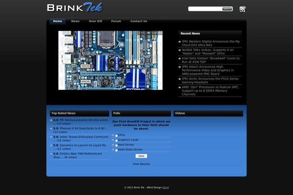 brinktek.com site used Xgrid