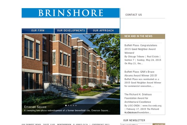 brinshore.com site used Brinshore