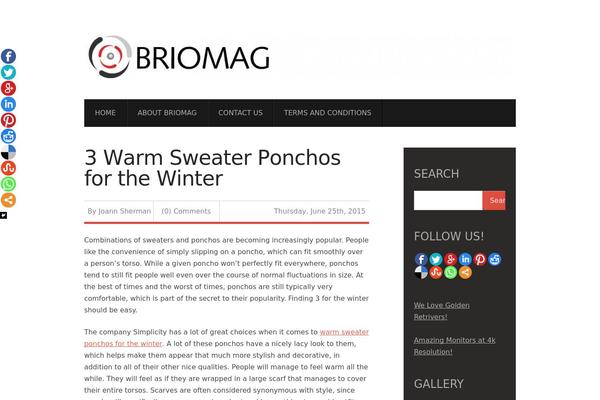 briomag.com site used Builder-threads