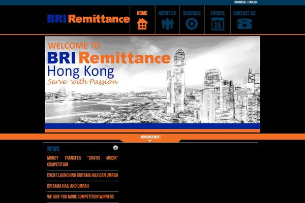 briremittance.com site used Bri