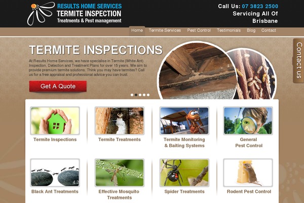 brisbanetermitetreatments.com.au site used Termite