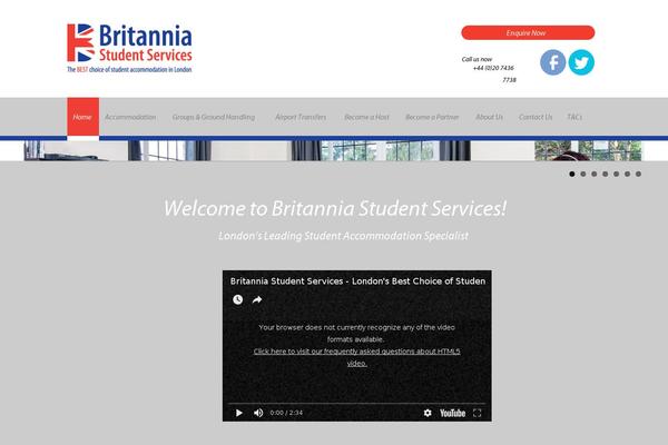 britanniastudents.com site used Umi-pillars