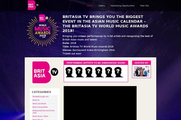 britasiamusicawards.com site used Britasia