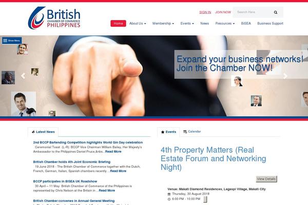 britcham.org.ph site used Bootstrap Basic