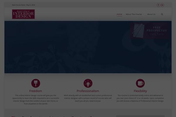 WordPress website example screenshot