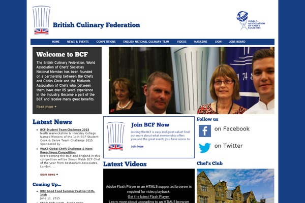 britishculinaryfederation.co.uk site used Bcf