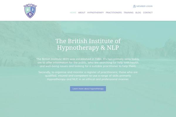 britishinstituteofhypnotherapy-nlp.com site used Bih2014