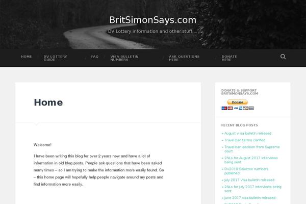 britsimonsays.com site used Baskerville