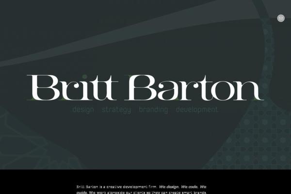 brittbarton.com site used Pano