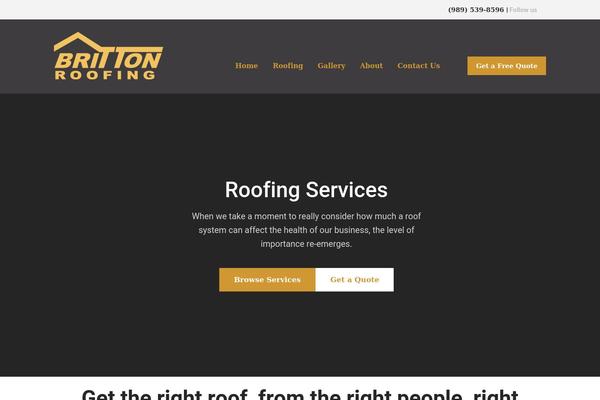 brittonroofingmi.com site used Britton