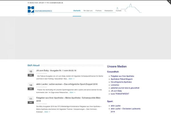 WordPress website example screenshot