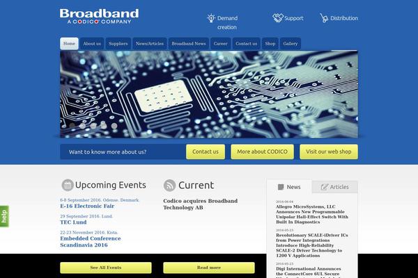 broadband.se site used Broadband