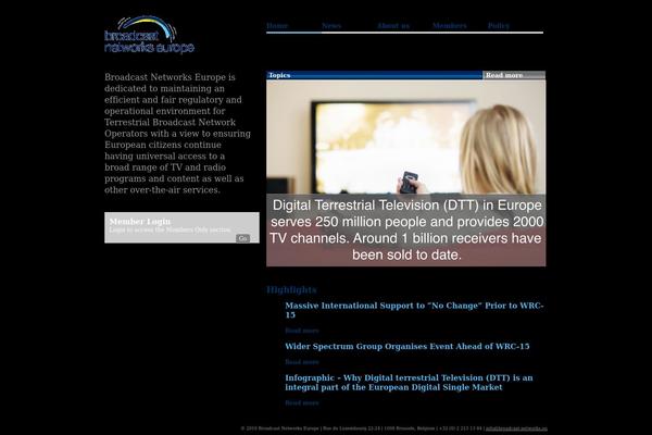 broadcast-networks.eu site used Bne