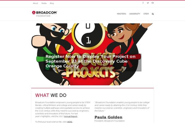 WordPress website example screenshot