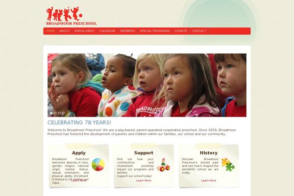 broadmoorpreschool.org site used Child-care-creative-wordpress
