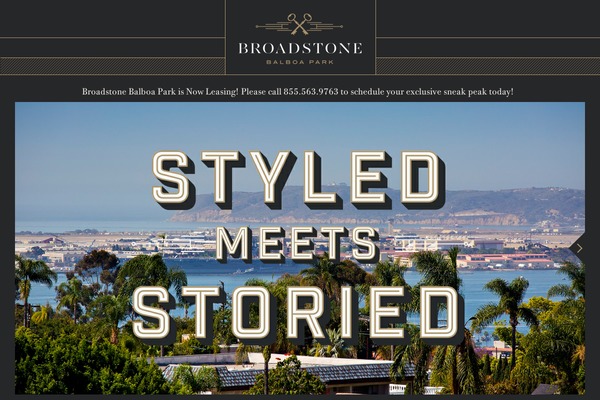 broadstone theme websites examples