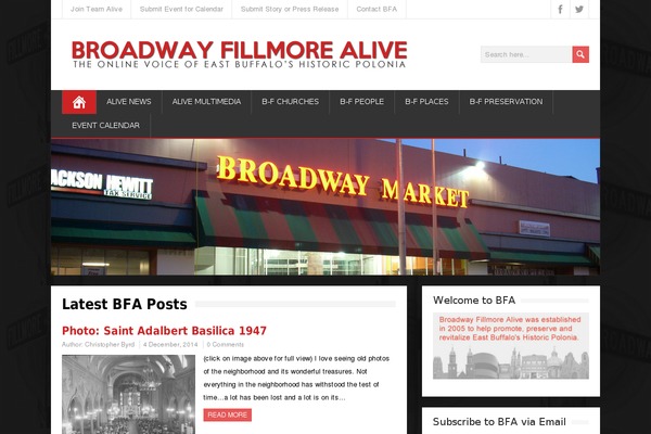 broadwayfillmorealive.org site used BrickYard