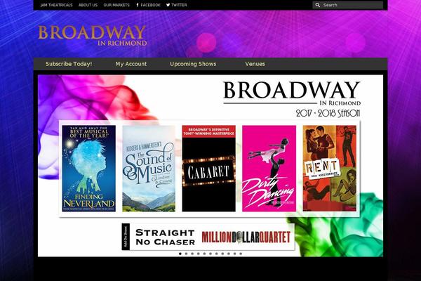 broadwayinrichmond.com site used Nederlander