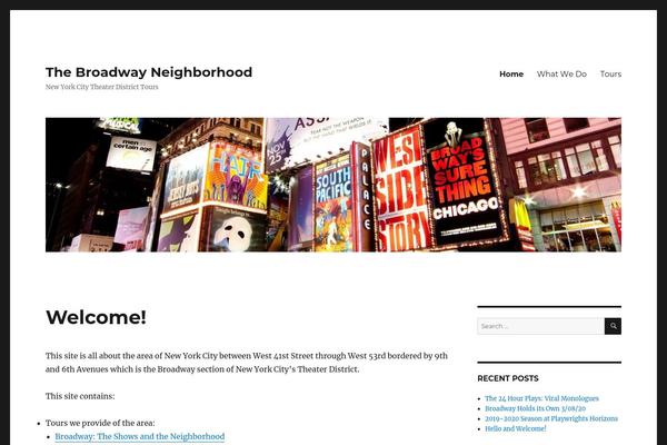 Twenty Sixteen theme site design template sample