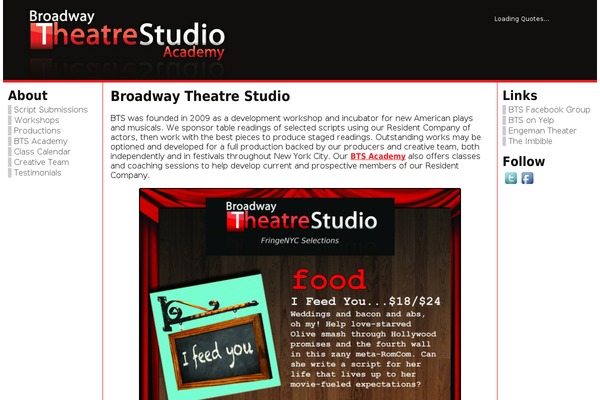 WordPress website example screenshot