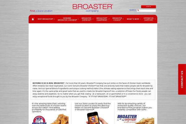 broaster.com site used Broastercompany