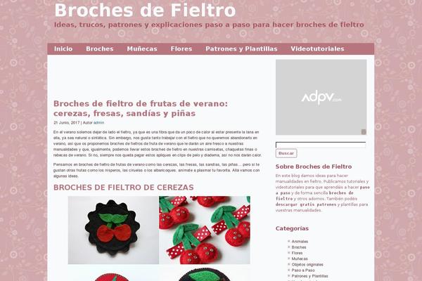 brochesdefieltro.net site used Divi-hijo