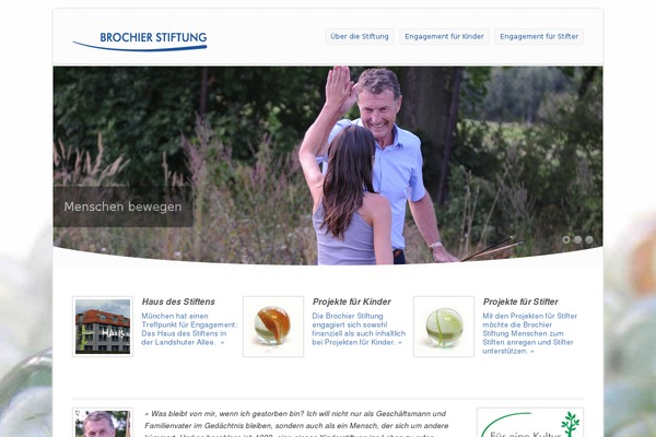 brochier-stiftung.de site used Brochier