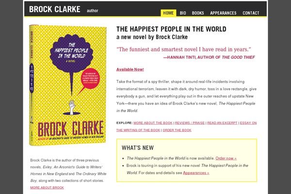 brockclarke.com site used Brockc