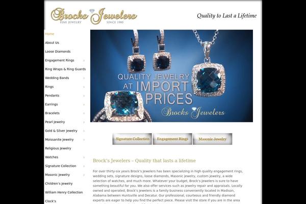 brocksjewelers.com site used Headway